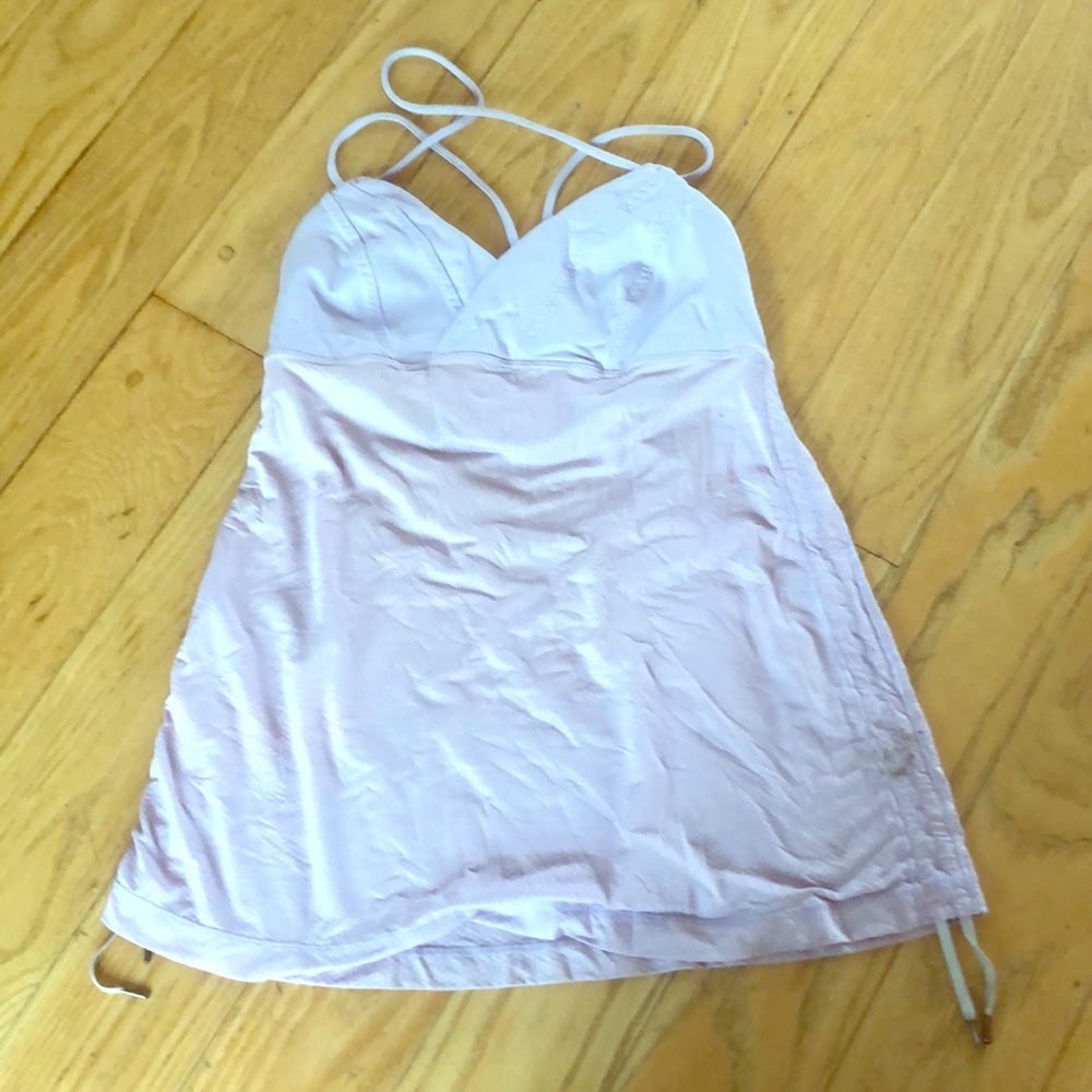 Strappy back tank lilac